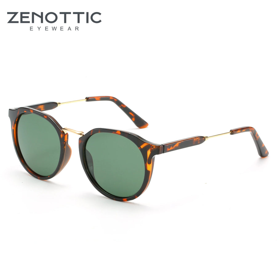 Zenottic Vintage Round Polarized Sunglasses