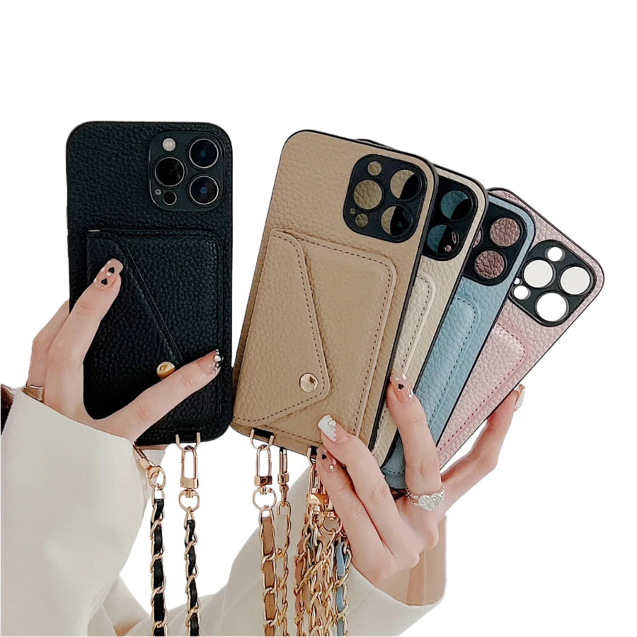 Crossbody Wallet Phone Case for IPhone