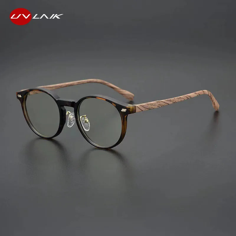 Retro Eyeglasses (Wood)