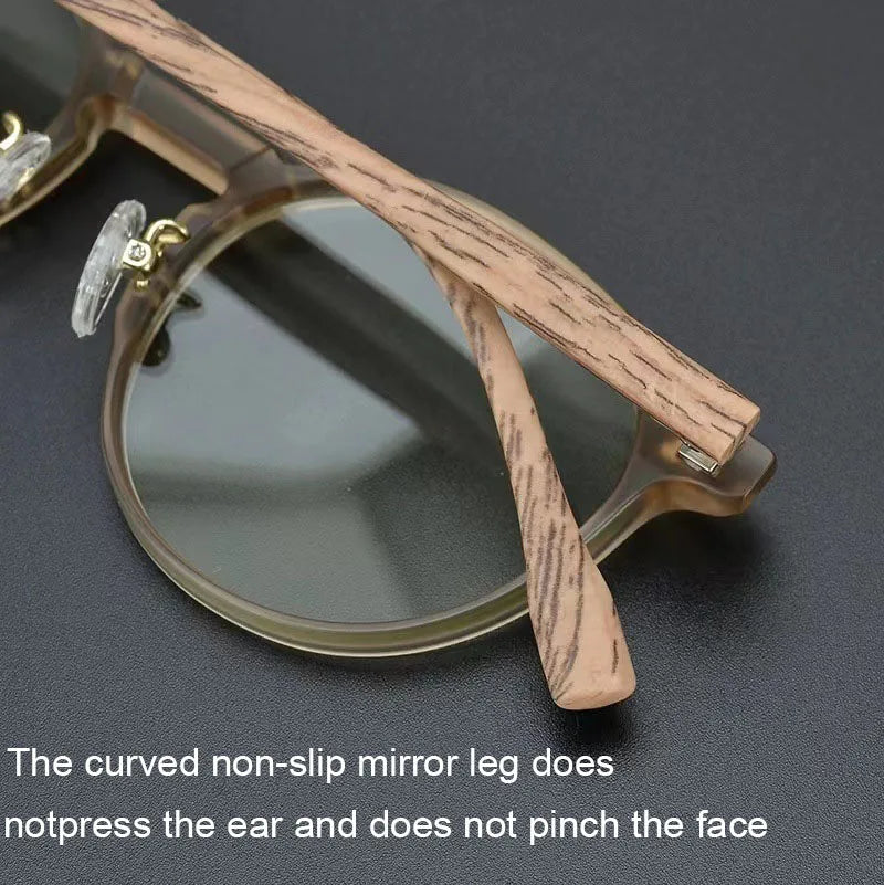 Retro Eyeglasses (Wood)