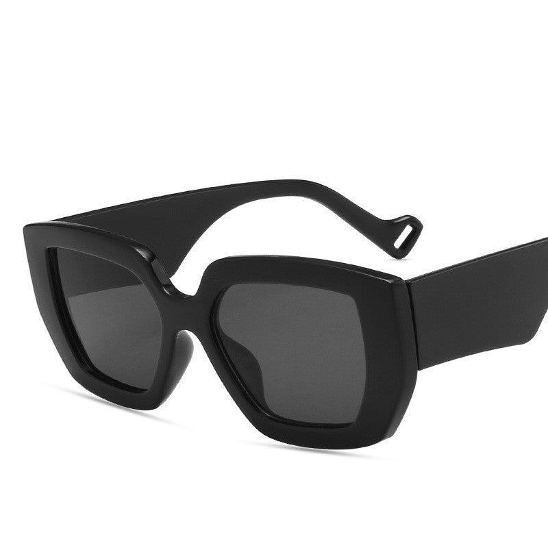 Side Sunglasses Personality Polygon Contrast Sunglasses Retro Sunglasses